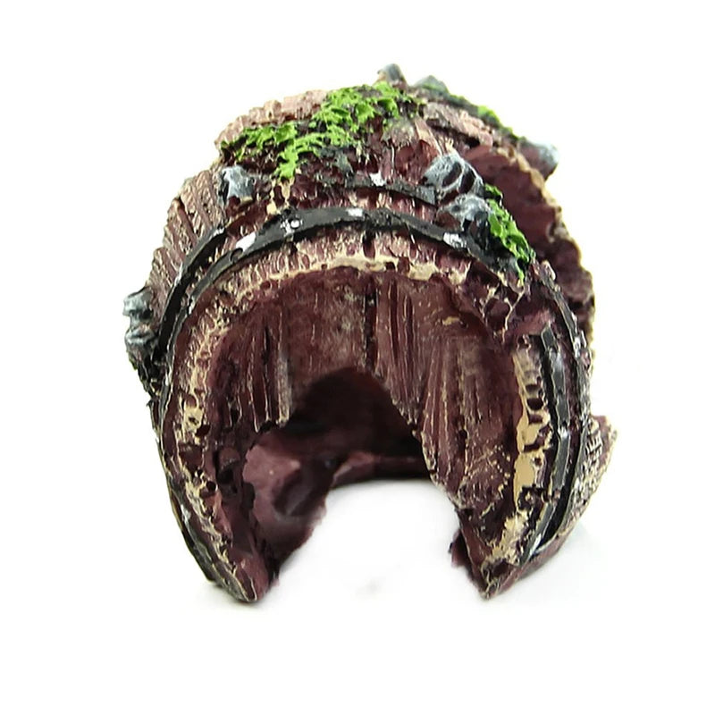 Mini resin pirate barrels black and brown