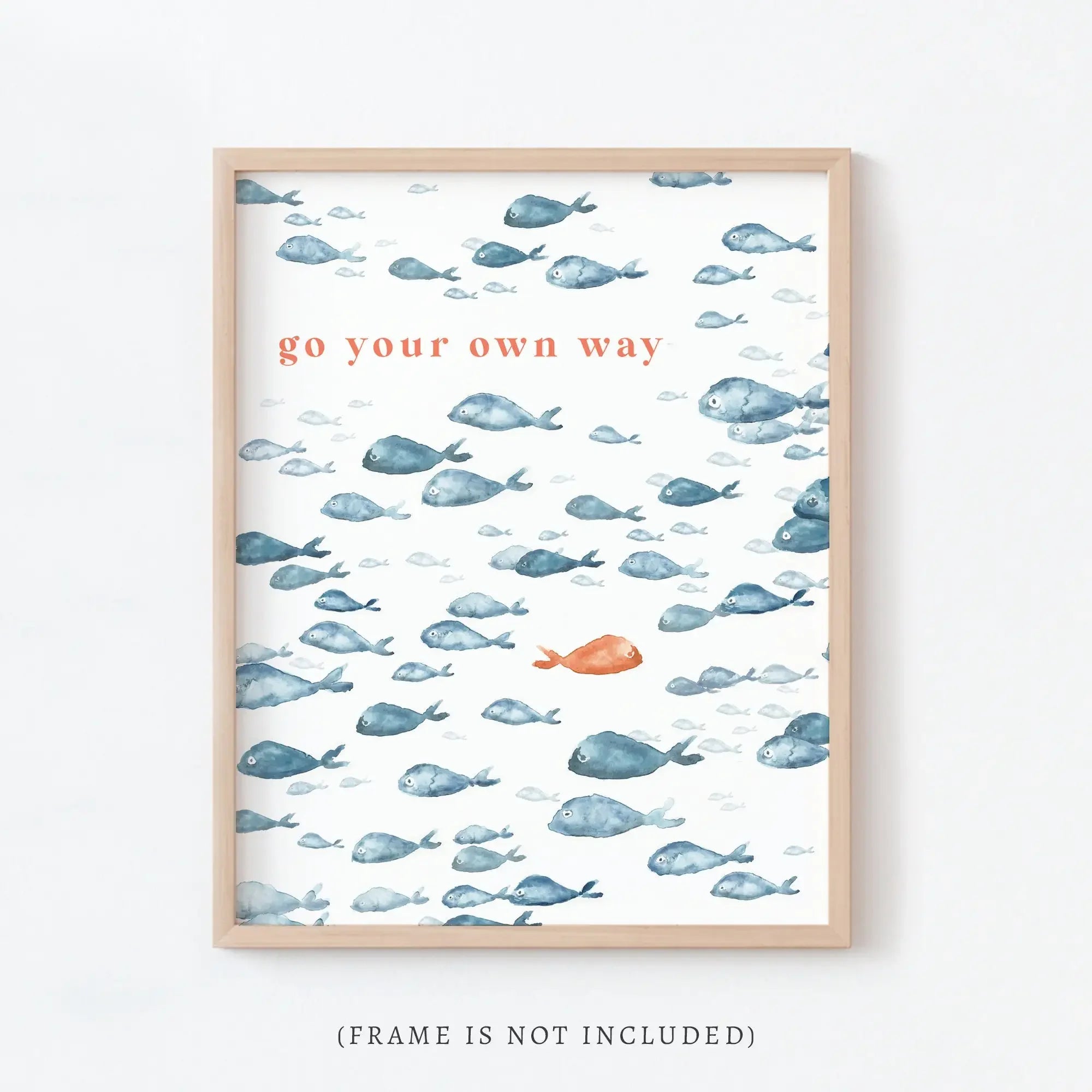 1pc Coastal Canvas Wall Art Seaside Beach Birds Fish House.