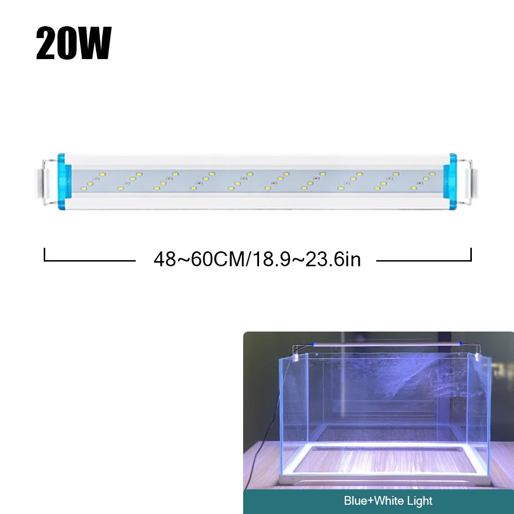 8W-24W Aquarium LED Light Super Slim EU plug