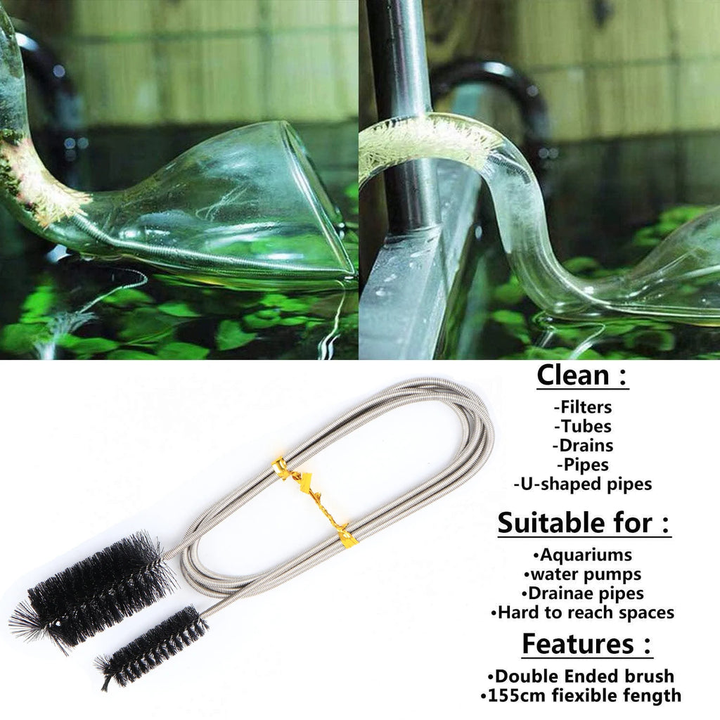 90/155/200cm Pipe Cleaning Brush Black