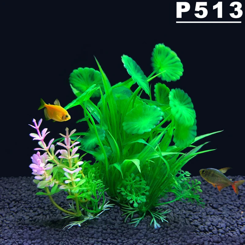Fish Tank min plastic Plant selection