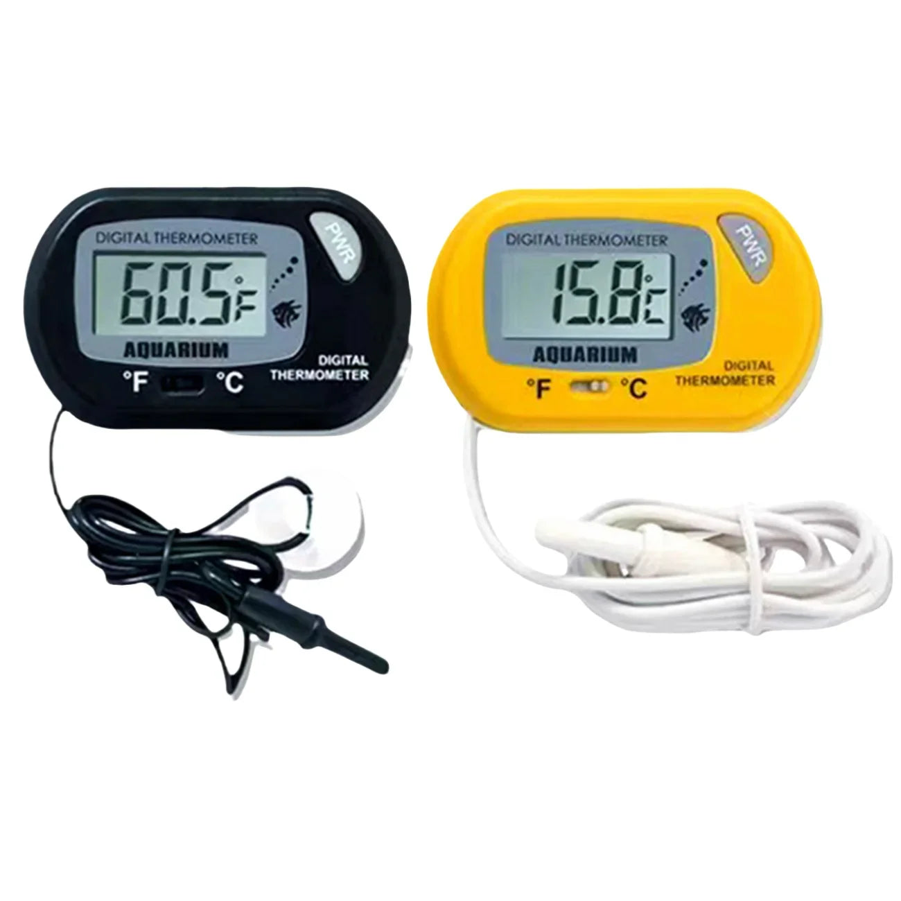Digital Aquarium Thermometer with Probe Suction Cup
