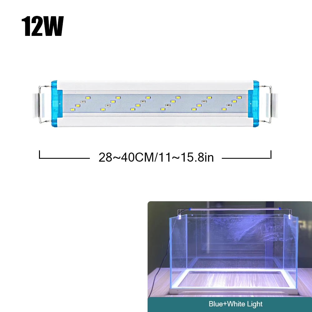 8W-24W Aquarium LED Light Super Slim EU plug