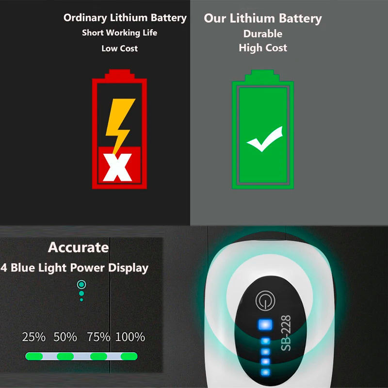 Aquarium Fish Tank Oxygen Pump Charging Dual-Purpose Air Pump