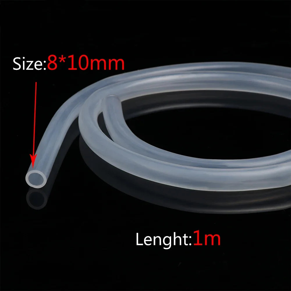 1M / 5M 10M aquarium Transparent Silicone Rubber Hose 4 5 6 7 8 9 10 11 12 14 16 mm Out Diameter Flexible Silicone Tube