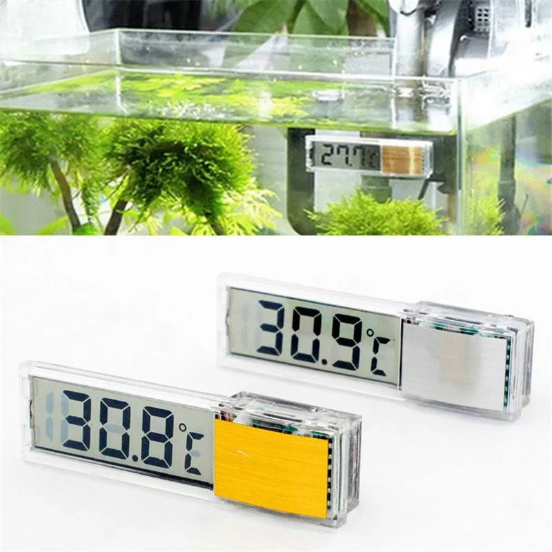1pcs Aquarium Thermometer Electronic LCD Digital Fish Tank Thermometer