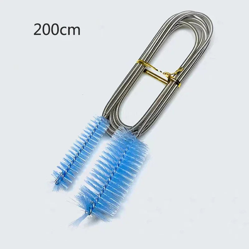 Aquarium Pipe Cleaning Brush blue