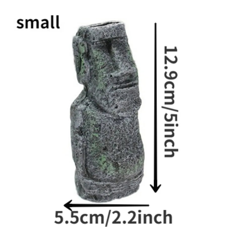 Easter Island Stone Statue Resin Ornament