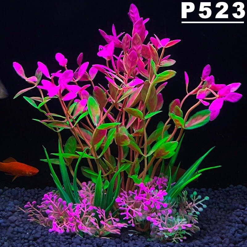 Fish Tank min plastic Plant selection