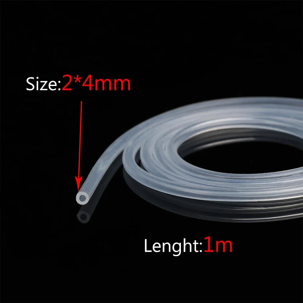 1M / 5M 10M aquarium Transparent Silicone Rubber Hose 4 5 6 7 8 9 10 11 12 14 16 mm Out Diameter Flexible Silicone Tube