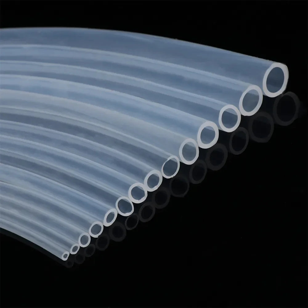 1M / 5M 10M aquarium Transparent Silicone Rubber Hose 4 5 6 7 8 9 10 11 12 14 16 mm Out Diameter Flexible Silicone Tube