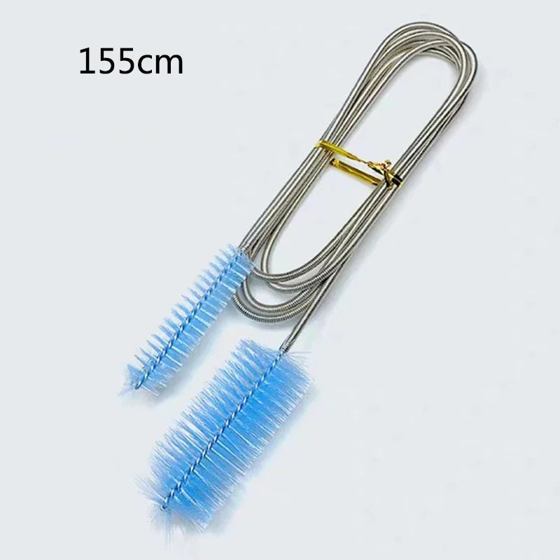 Aquarium Pipe Cleaning Brush blue