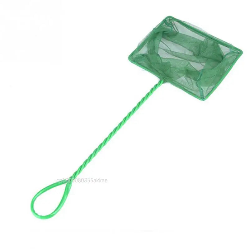 Long Handle green Square Aquarium Fish Net various sizes