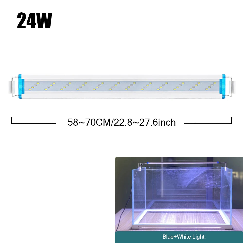 8W-24W Aquarium LED Light Super Slim EU plug