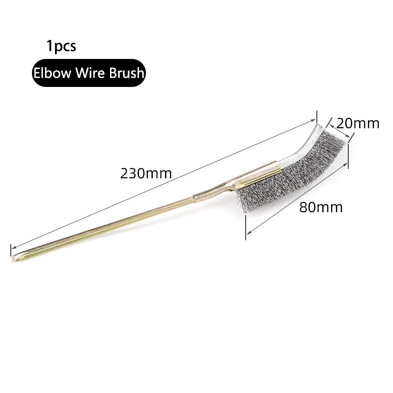 13cm Steel Wire Brush Aquarium Algae Brush