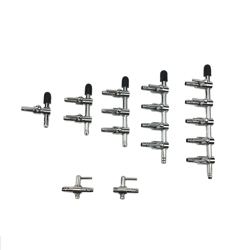 1 2 3 4 5 Way Aquarium Air Splitter and control Valve