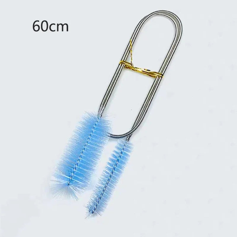 Aquarium Pipe Cleaning Brush blue