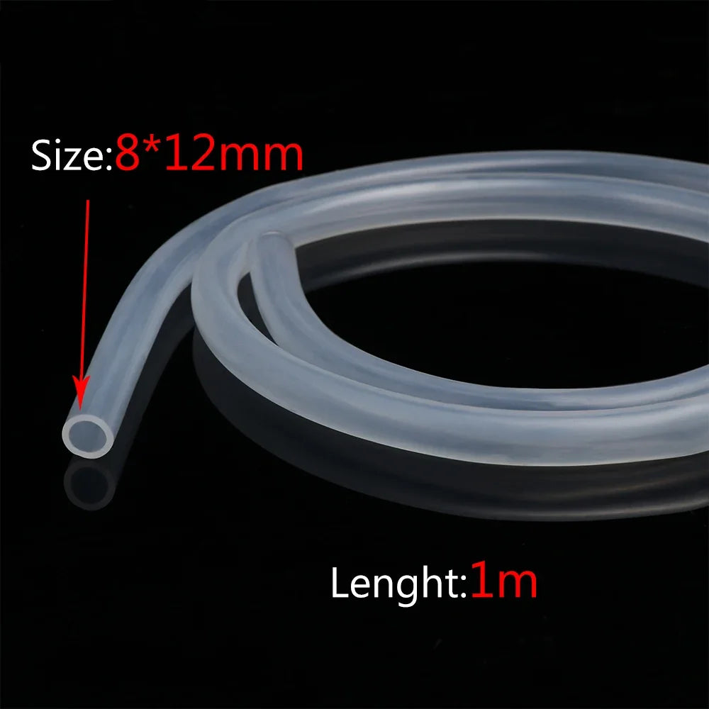 1M / 5M 10M aquarium Transparent Silicone Rubber Hose 4 5 6 7 8 9 10 11 12 14 16 mm Out Diameter Flexible Silicone Tube