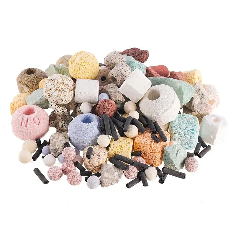 Aquarium bio ball mixed bag for efficient filtration