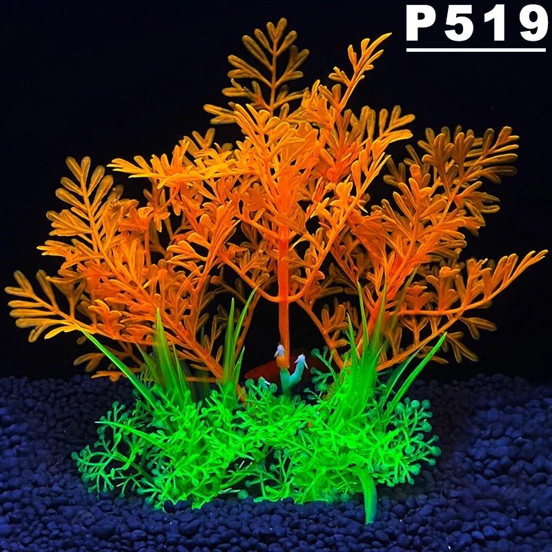 Fish Tank min plastic Plant selection