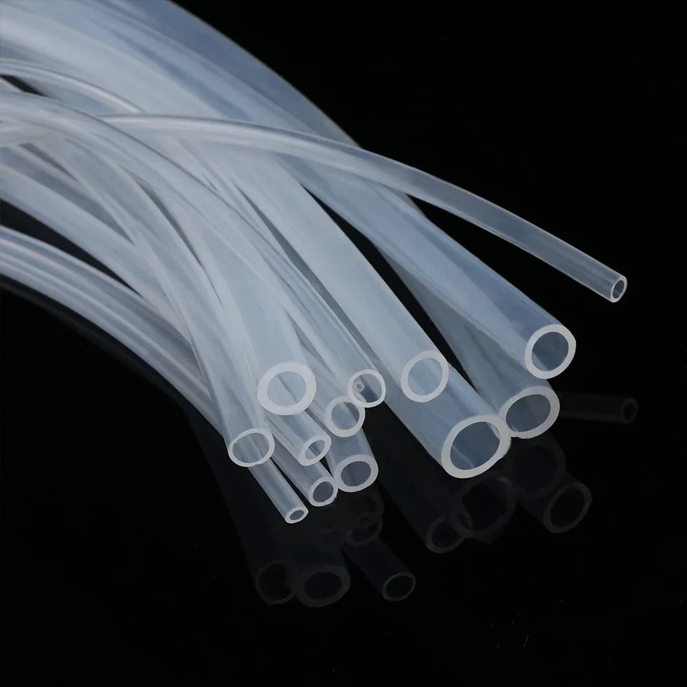 1M / 5M 10M aquarium Transparent Silicone Rubber Hose 4 5 6 7 8 9 10 11 12 14 16 mm Out Diameter Flexible Silicone Tube