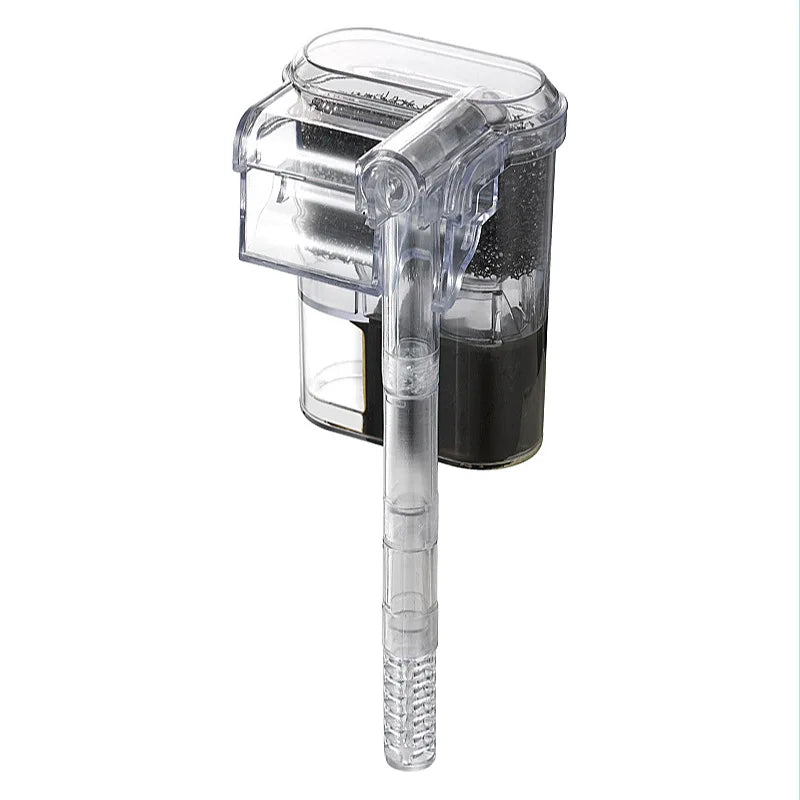 Mini Hang on back Aquarium Filter for Small Fish Tank with Filter Media and pump