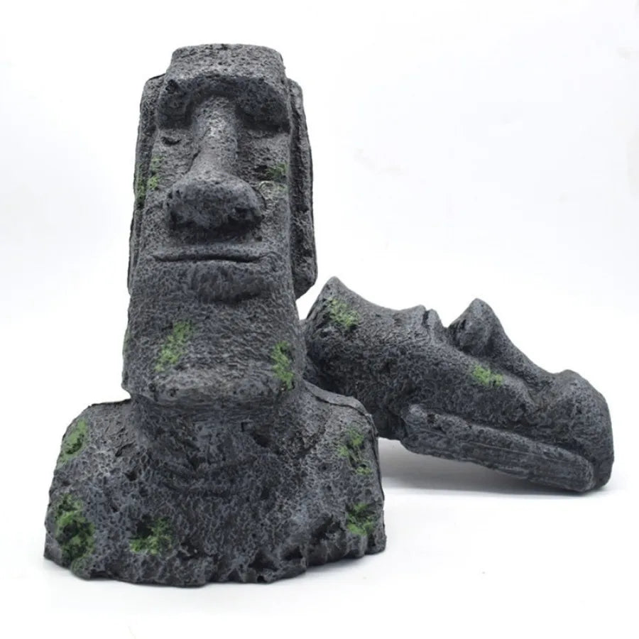 Easter Island Stone Statue Resin Ornament