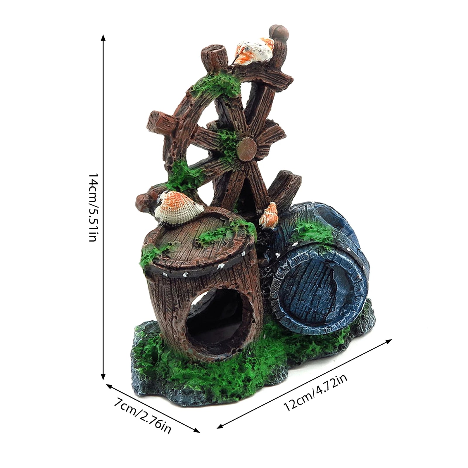 Fish Tank Ornament range barrels bridges and combos