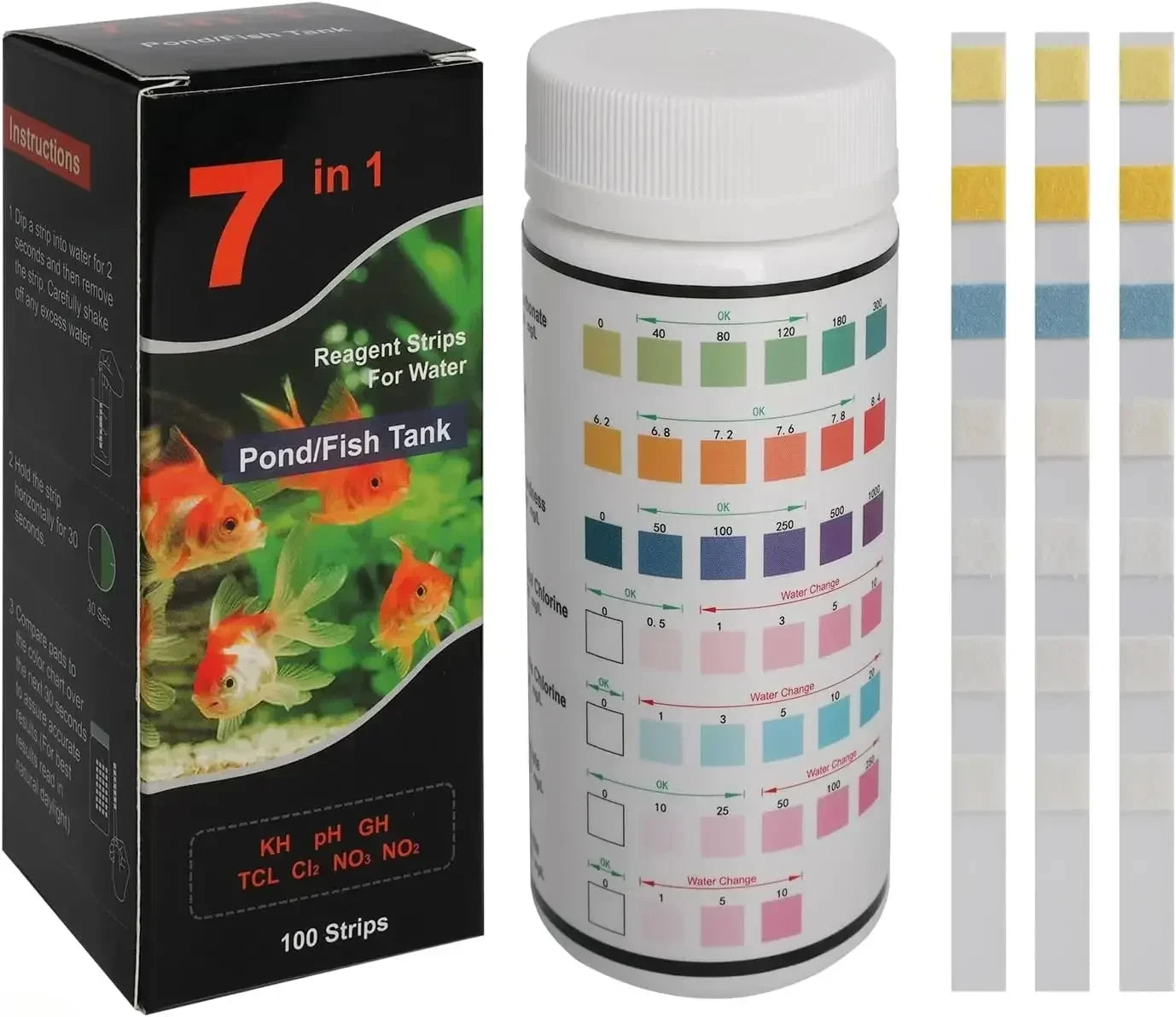 Aquarium Test Strip Freshwater Aquarium Water Multi dip tests