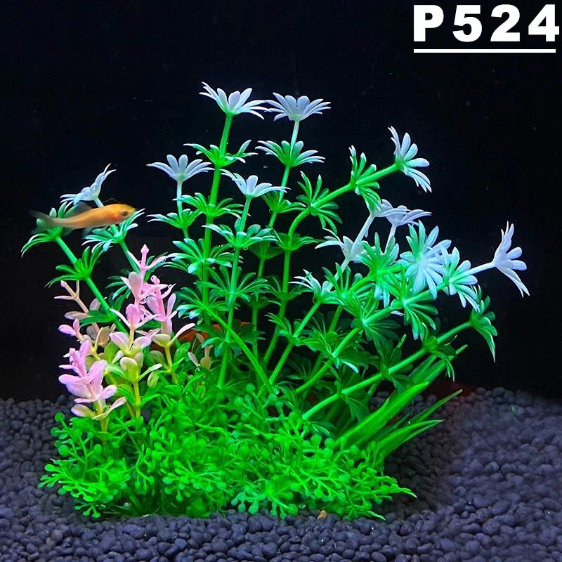 Fish Tank min plastic Plant selection