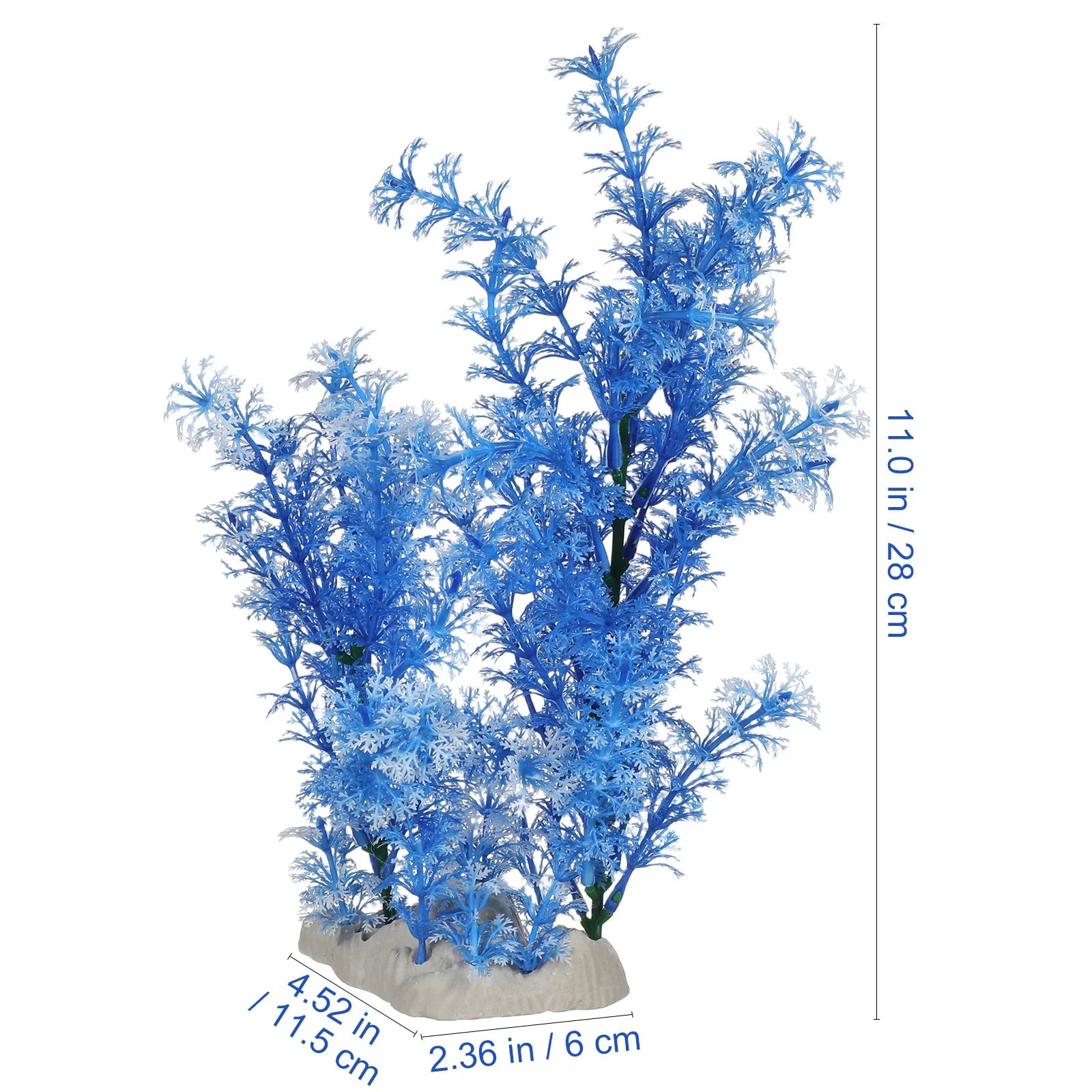 Blue Aquarium plastic Plant