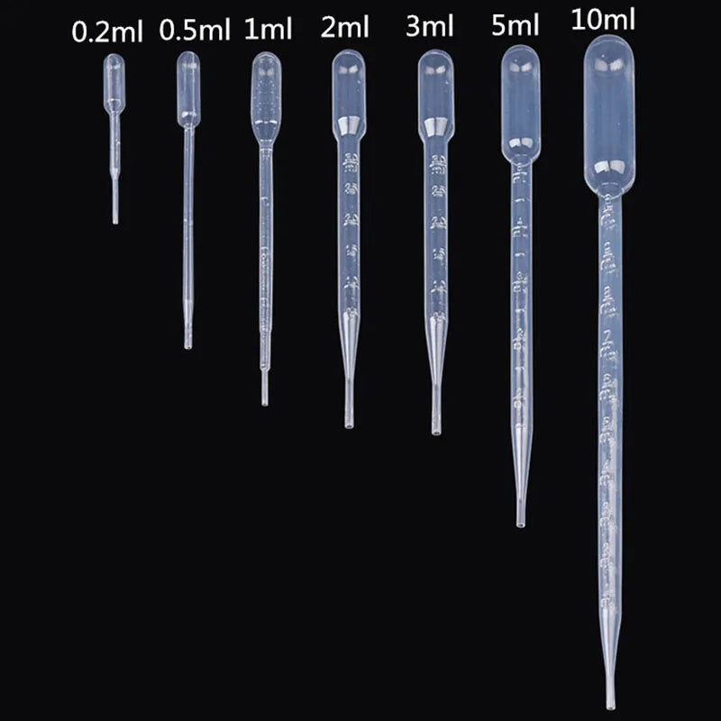 10 Pieces 0.2 / 0.5 / 1/2/3/5 / 10ML Water test kit Pipettes