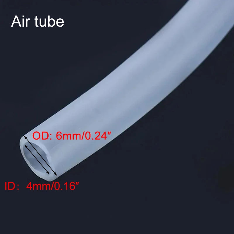 Aquarium Air Pump Accessories Kit with Air Stone Bubble Aerator, Check Valves, Suction Cups, Air Tube