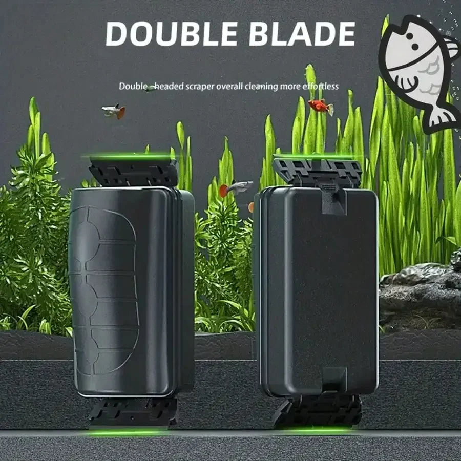 Double Blade Magnetic Aquarium Brush