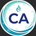 Small favicon logo with the letters C A in the centre for a aquatics store